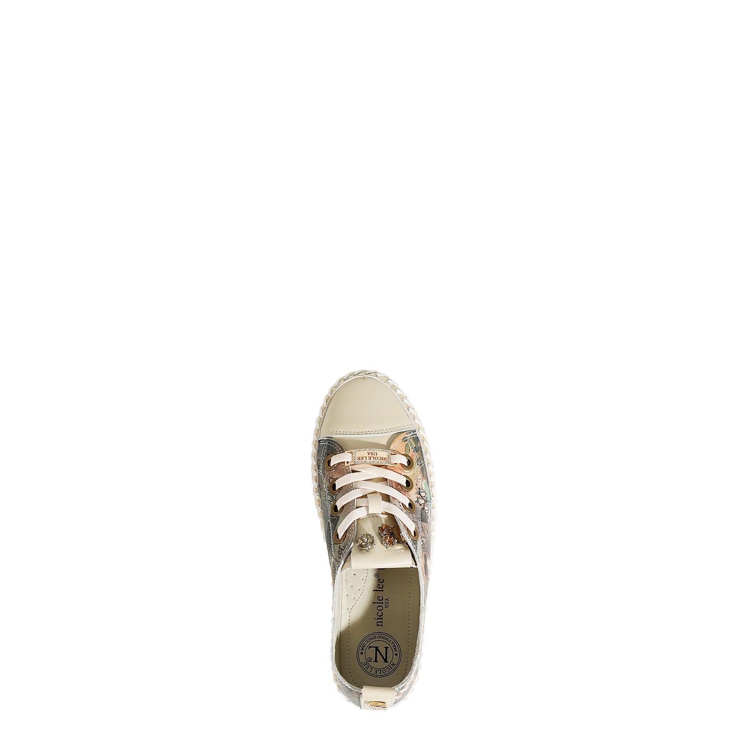 BLING23110 | Zapatillas de plataforma de cuero | Virtual Friend