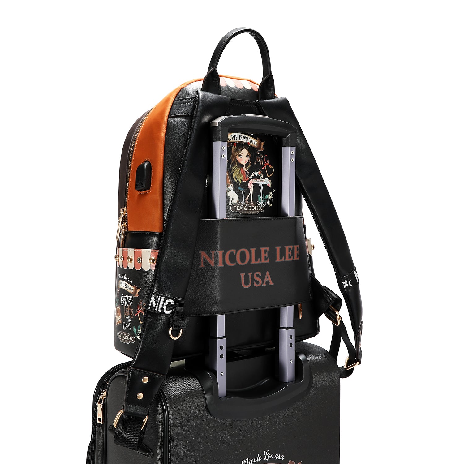 BP16698 | Mochila de moda con puerto de carga | Virtual Friend