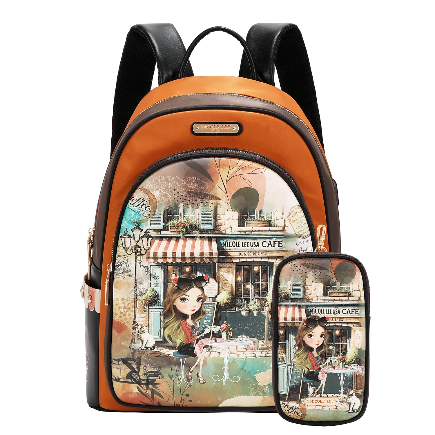 BP16698 | Mochila de moda con puerto de carga | Virtual Friend