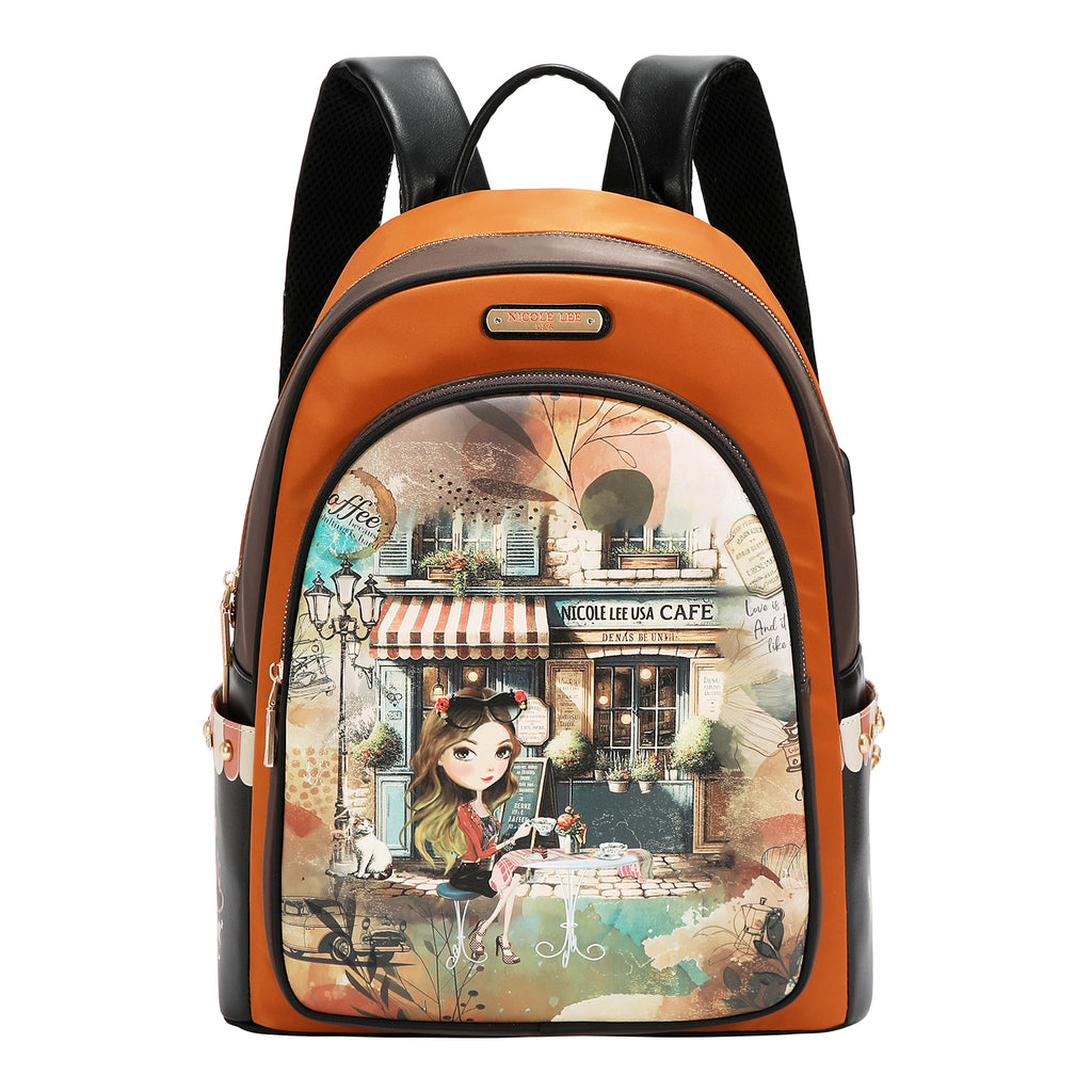 BP16698 | Mochila de moda con puerto de carga | Virtual Friend