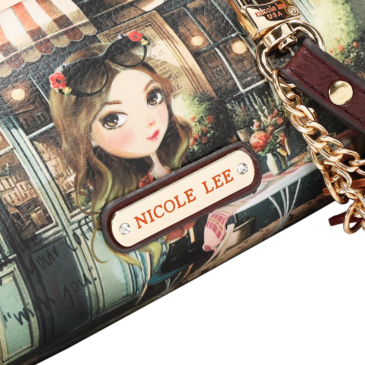 CP6614 | Monedero Kisslock con correa de muñeca | Virtual Friend