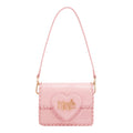 EMB17669 | Bolso satchel con logotipo NL en relieve | Pink