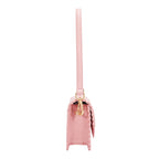EMB17669 | Bolso satchel con logotipo NL en relieve | Pink