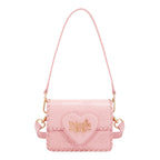 EMB17669 | Bolso satchel con logotipo NL en relieve | Pink