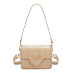 EMB17669 | Bolso satchel con logotipo NL en relieve | Taupe