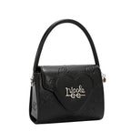 EMB17670 | Bolso crossbody con logotipo NL en relieve | Black