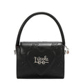 EMB17670 | Bolso crossbody con logotipo NL en relieve | Black