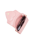 EMB17670 | Bolso crossbody con logotipo NL en relieve | Pink