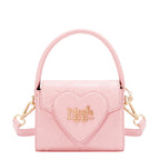 EMB17670 | Bolso crossbody con logotipo NL en relieve | Pink