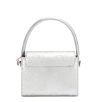 EMB17670 | Bolso crossbody con logotipo NL en relieve | Silver