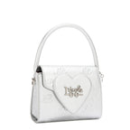 EMB17670 | Bolso crossbody con logotipo NL en relieve | Silver