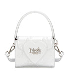 EMB17670 | Bolso crossbody con logotipo NL en relieve | Silver