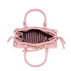 EMB17671 | Bolso de hombro con logotipo NL en relieve | Pink