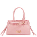 EMB17671 | Bolso de hombro con logotipo NL en relieve | Pink