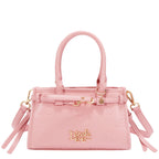 EMB17671 | Bolso de hombro con logotipo NL en relieve | Pink