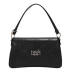 EMB17674 | Bolso tipo bowling con logotipo NL en relieve | Black
