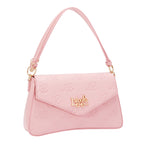 EMB17674 | Bolso tipo bowling con logotipo NL en relieve | Pink