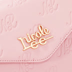 EMB17674 | Bolso tipo bowling con logotipo NL en relieve | Pink