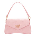EMB17674 | Bolso tipo bowling con logotipo NL en relieve | Pink