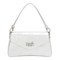 EMB17674 | Bolso tipo bowling con logotipo NL en relieve | Silver
