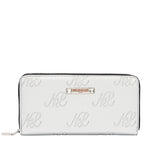 EMB8035 | Cartera con cremallera y logotipo NL en relieve | Silver