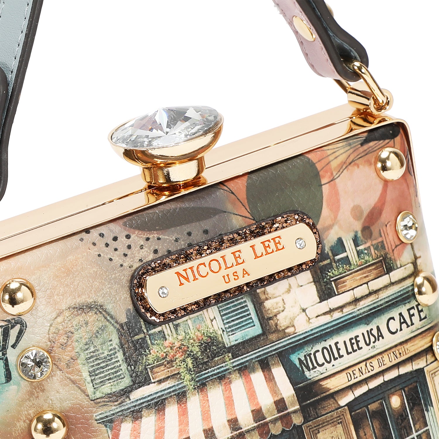 PRT16613 | Clutch de piedras tipo diamante | Virtual Friend
