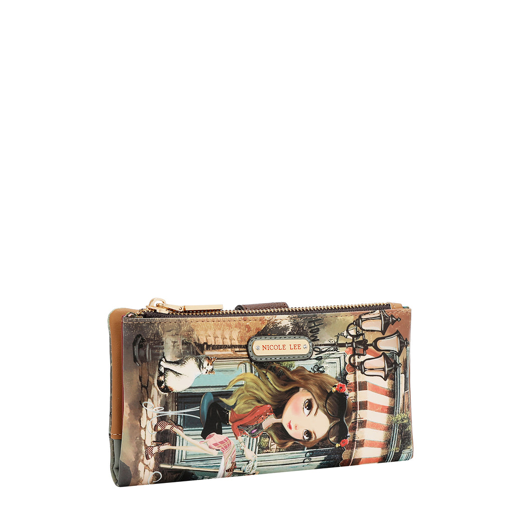 PRT7455 | Cartera plegable con cremallera de 2 piezas | Virtual Friend