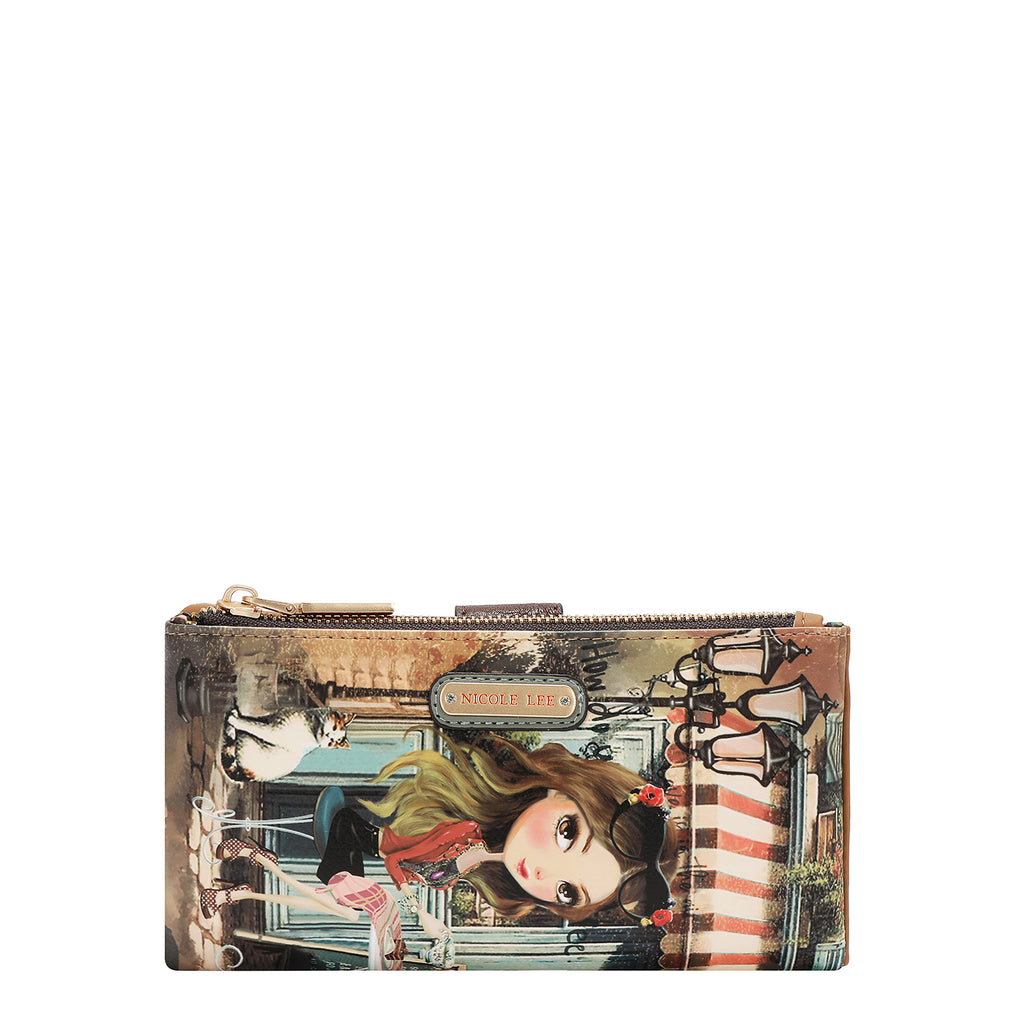 PRT7455 | Cartera plegable con cremallera de 2 piezas | Virtual Friend