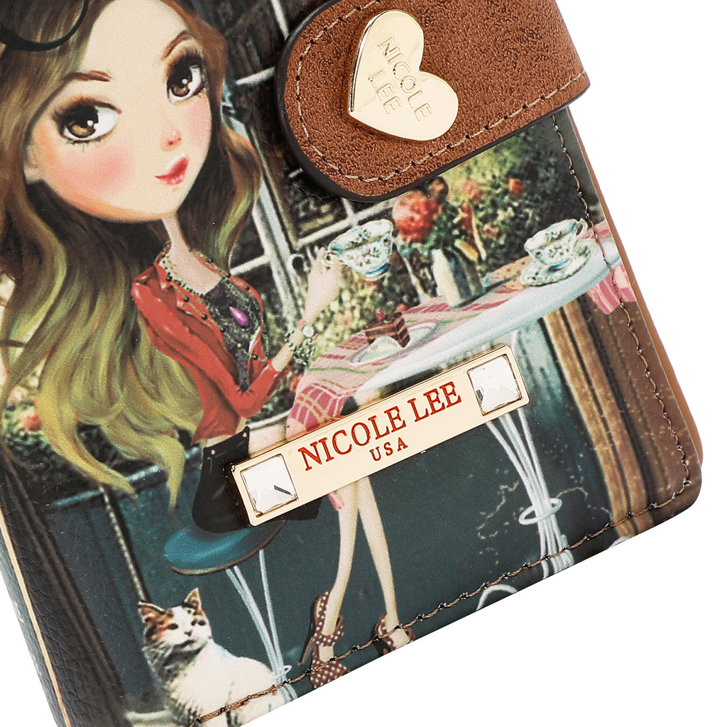 PRT8019 | Cartera organizadora compacta con broche | Virtual Friend