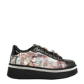 TS23105 | Zapatillas de plataforma con pedrería | Virtual Friend