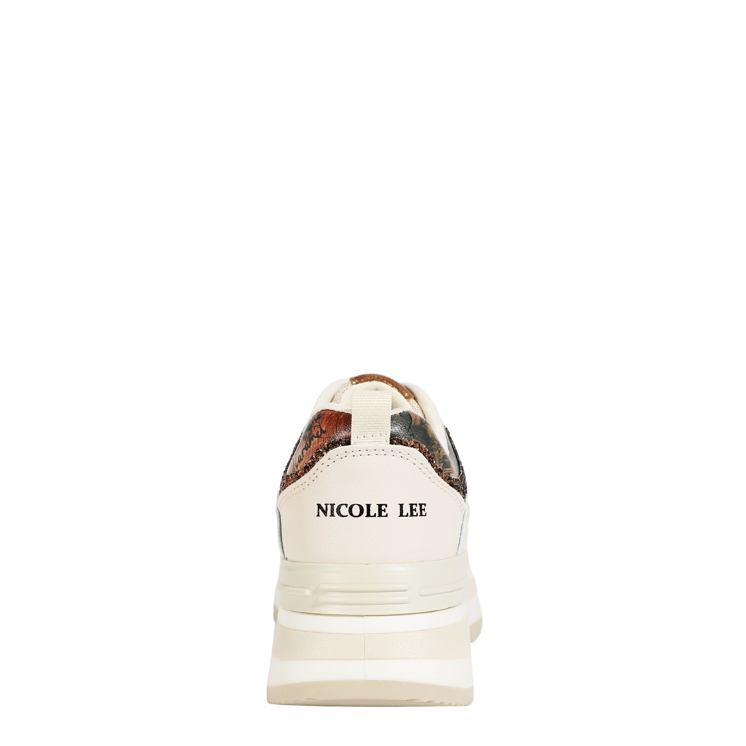 TS23107 | Zapatillas de plataforma con detalles de brillo | Virtual Friend
