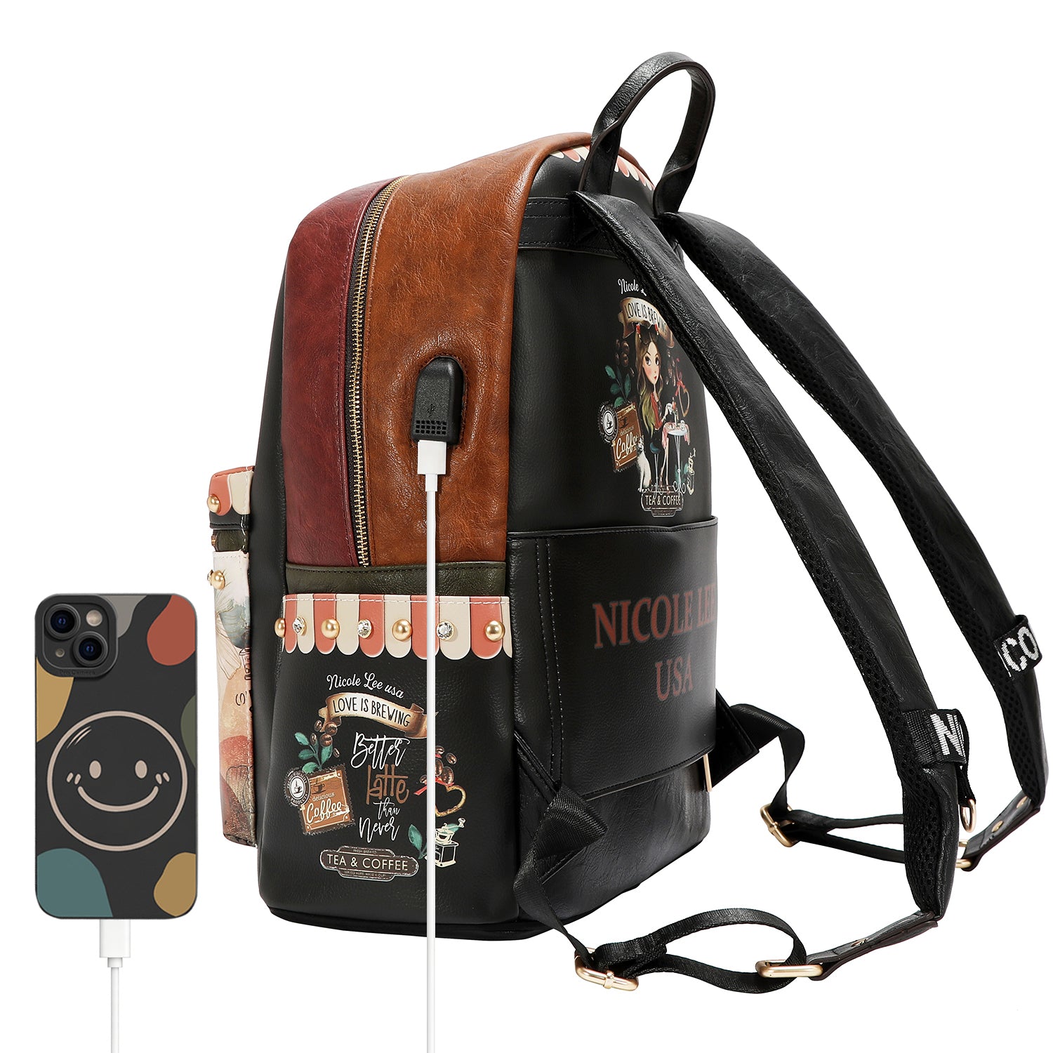 USB12769L | Mochila con puerto para carga USB | Virtual Friend